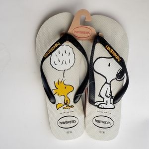 Havaianas X Peanuts Collab Flip Flop Sandals Sz 13